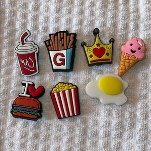 Crocs Charms Set Of‎ 7 Food